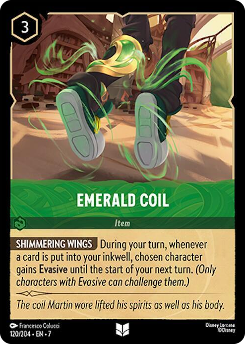0120 Emerald Coil Uncommon Archazia's Island