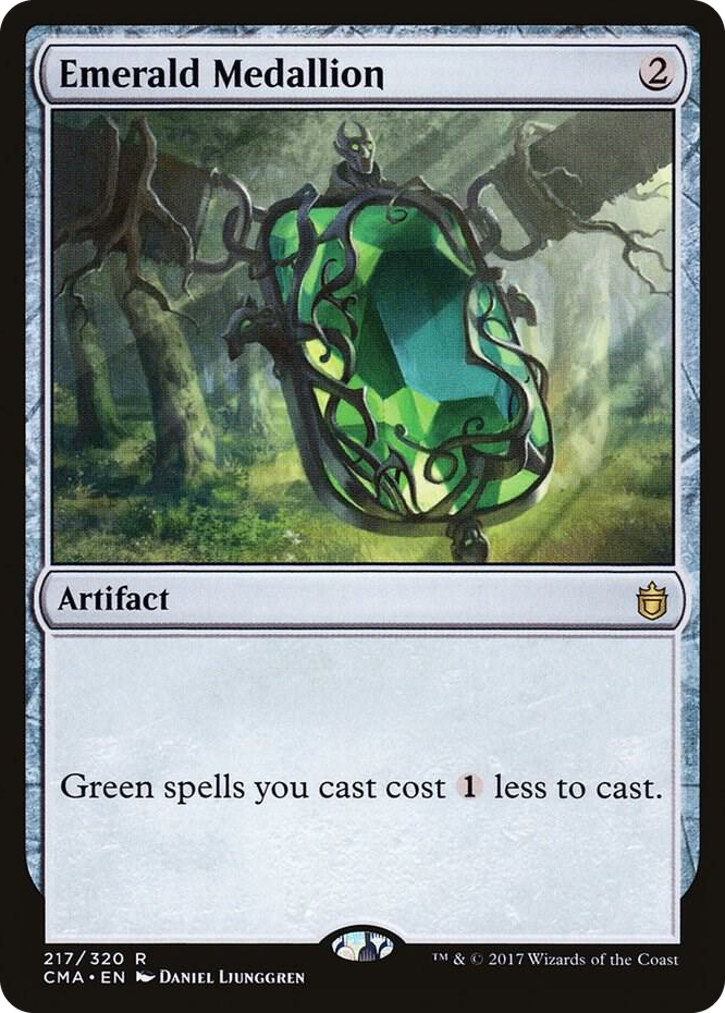 Emerald Medallion #217 R - Commander Anthology Pokemon card