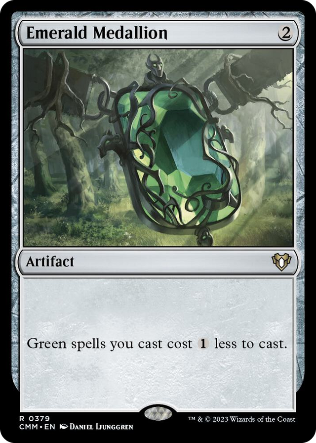 0379 Emerald Medallion R Commander Masters