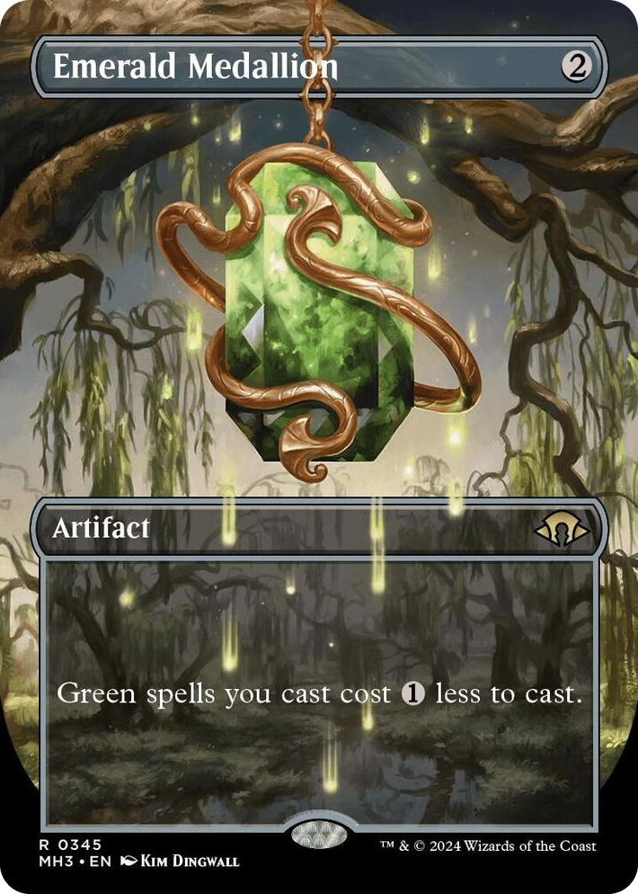 0345 Emerald Medallion (Borderless) R Modern Horizons 3