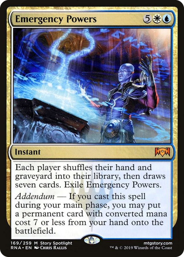 0169 Emergency Powers M Ravnica Allegiance