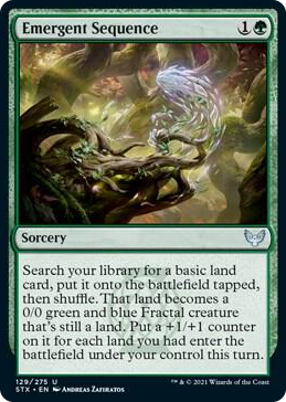 0129 Emergent Sequence U Strixhaven: School of Mages