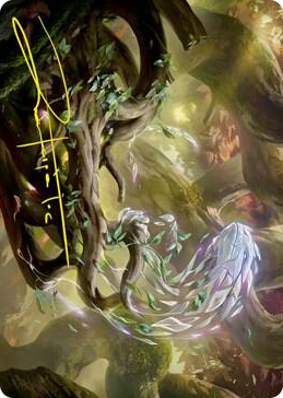 0017 Emergent Sequence Art Card (Gold-Stamped Signature) S Art Series: Strixhaven