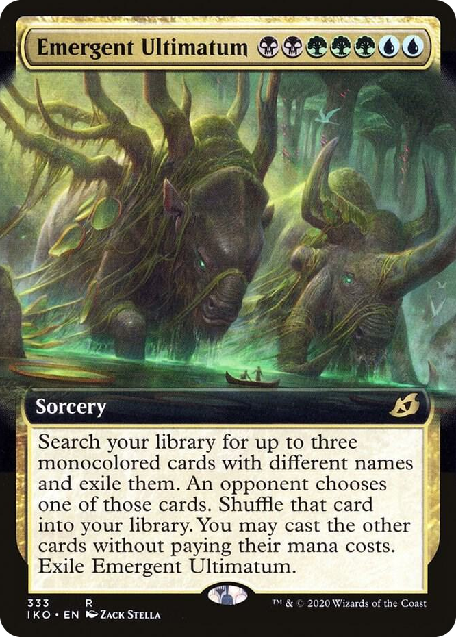 0333 Emergent Ultimatum (Extended Art) R Lair of Behemoths