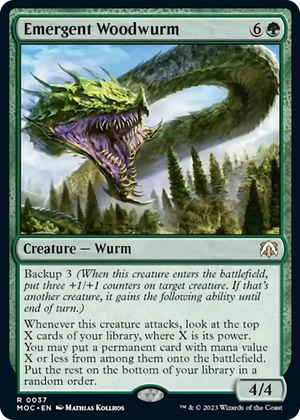 0037 Emergent Woodwurm R Commander: March of the Machine