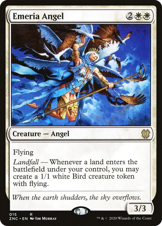 0015 Emeria Angel R Commander: Zendikar Rising