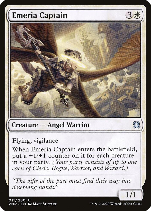 0011 Emeria Captain U Zendikar Rising
