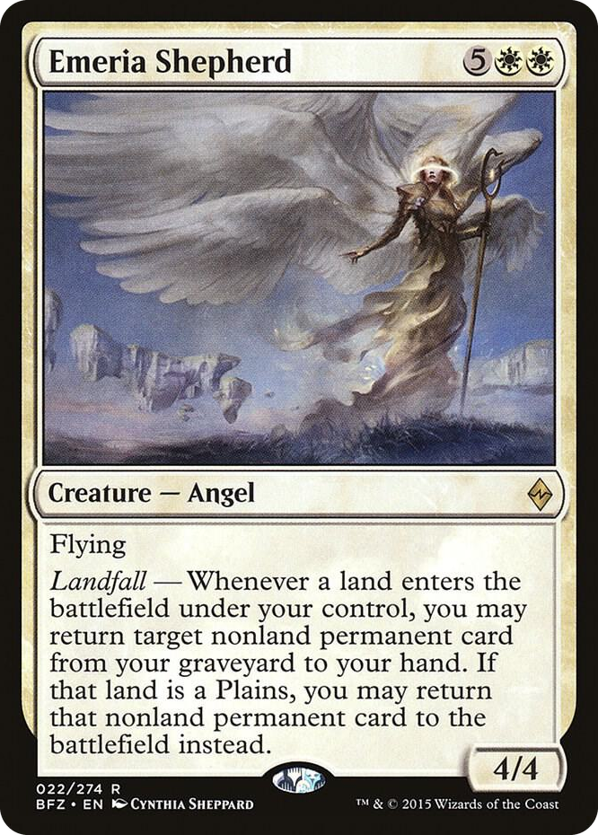 Emeria Shepherd #22 R - Battle for Zendikar Pokemon card