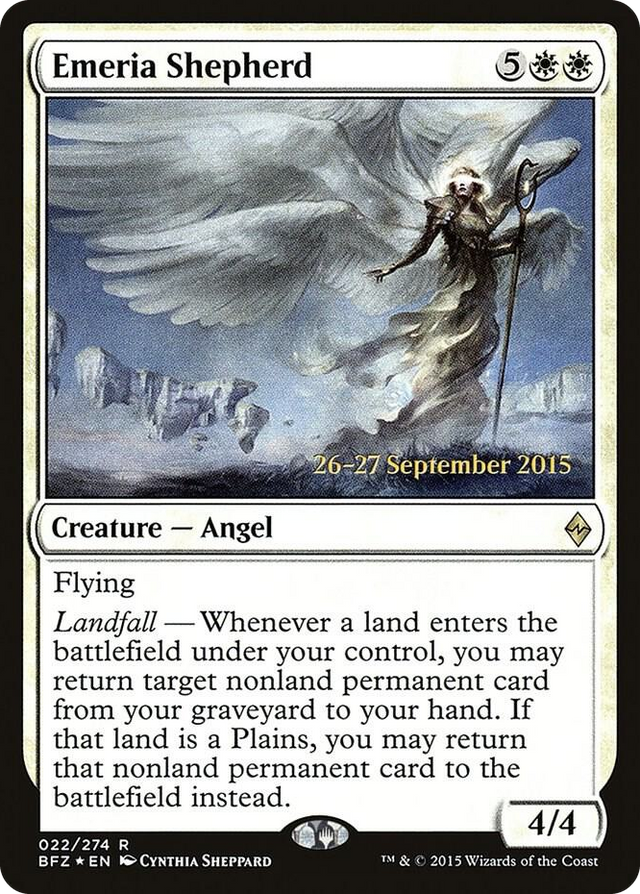 0022 Emeria Shepherd R Prerelease Cards