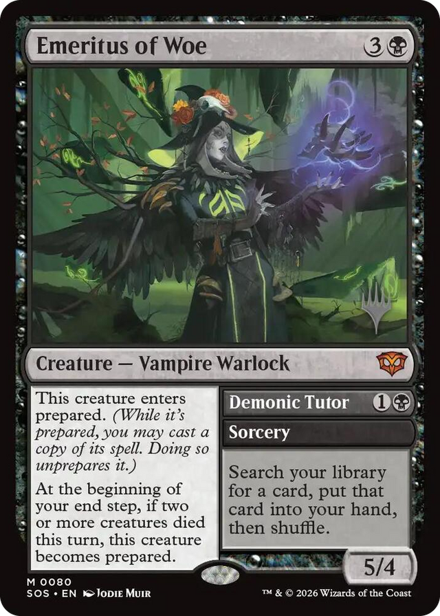 0080 Emeritus of Woe M Promo Pack: Secrets of Strixhaven