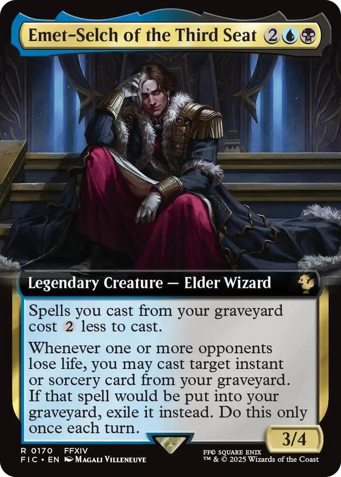 Emet-Selch of the Third Seat (Extended Art) #170 R - Commander: FINAL FANTASY Pokemon card