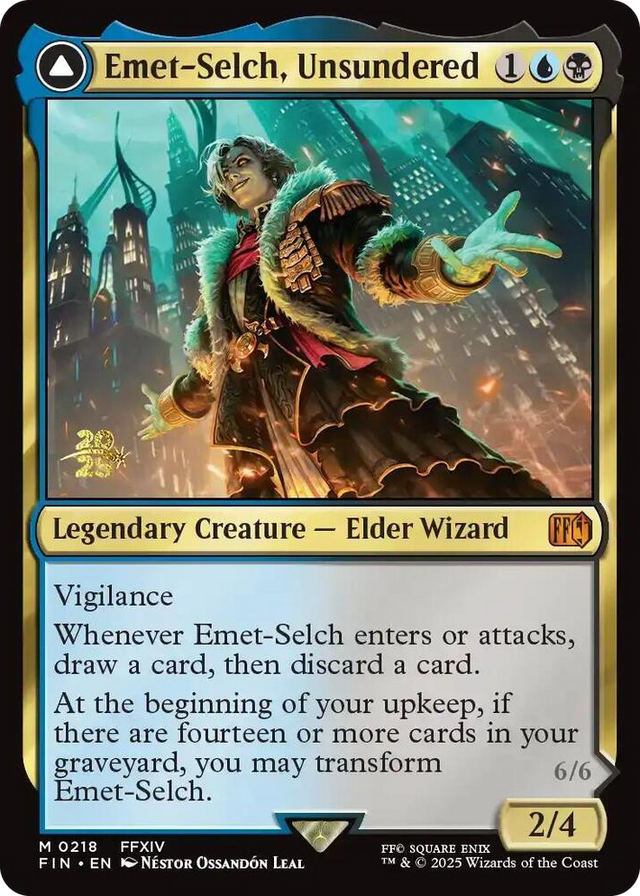 0218 Emet-Selch, Unsundered M Prerelease Cards