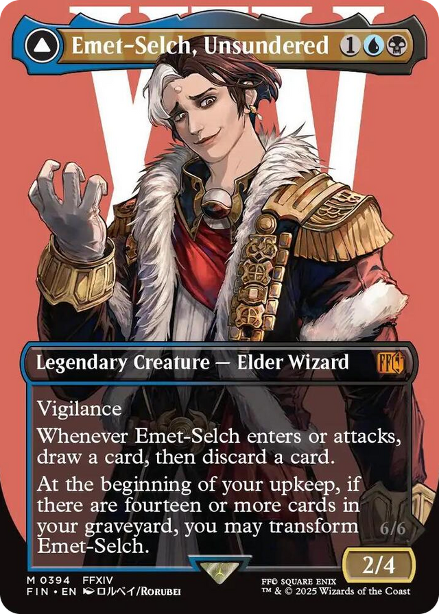 0394 Emet-Selch, Unsundered (Borderless) M FINAL FANTASY