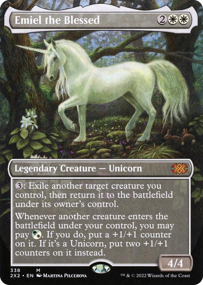 0338 Emiel the Blessed (Borderless) M Double Masters 2022