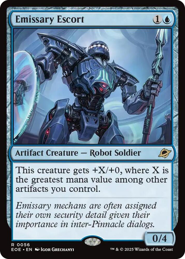 Emissary Escort #56 R - Edge of Eternities Pokemon card
