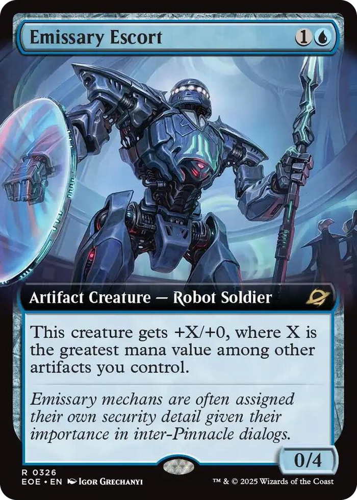 Emissary Escort (Extended Art) #326 R - Edge of Eternities Pokemon card