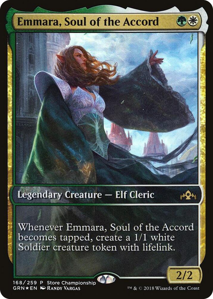 Emmara, Soul of the Accord #168 P - Game Day & Store Championship Promos Pokemon card