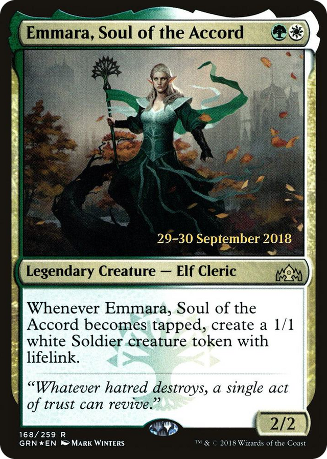 0168 Emmara, Soul of the Accord R Prerelease Cards