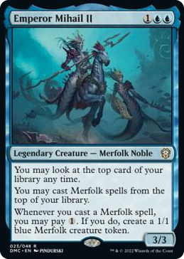 0023 Emperor Mihail II R Commander: Dominaria United
