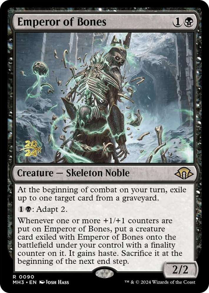 0090 Emperor of Bones R Prerelease Cards