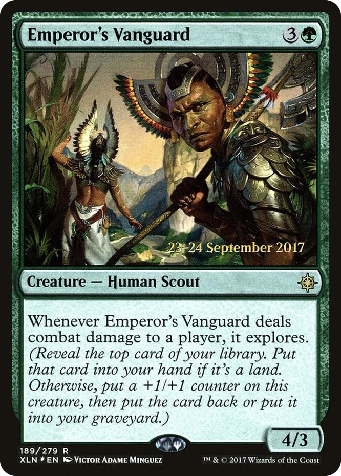 0189 Emperor's Vanguard R Prerelease Cards