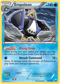 0029 Empoleon - 29/108 (Battle Arena Deck Exclusive) Rare Deck Exclusives