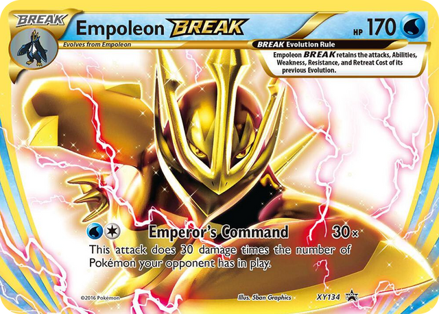 XY134 Empoleon BREAK Promo XY Promos