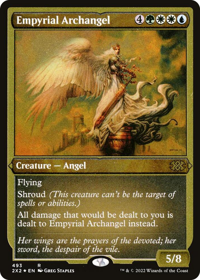 0493 Empyrial Archangel (Foil Etched) R Double Masters 2022