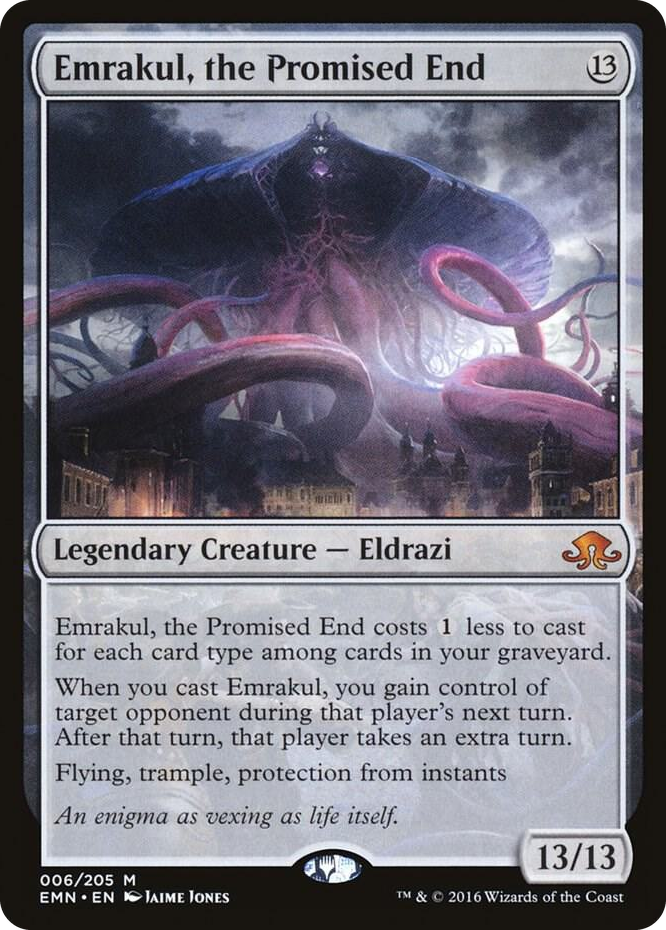 Emrakul, the Promised End #6 M - Eldritch Moon Pokemon card