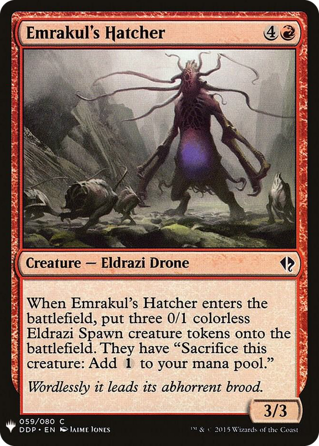 0059 Emrakul's Hatcher C The List Reprints