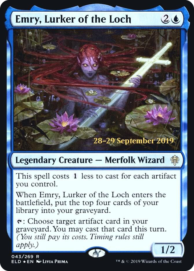 Emry, Lurker of the Loch #43 R - Prerelease Cards Pokemon card