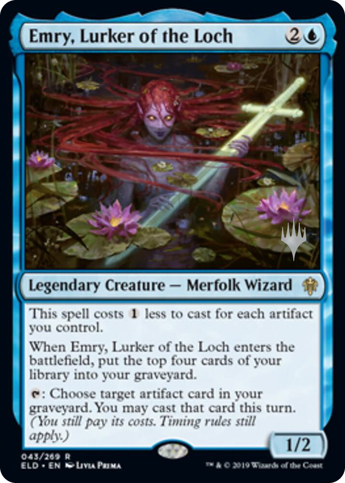 0043 Emry, Lurker of the Loch R Promo Pack: Throne of Eldraine