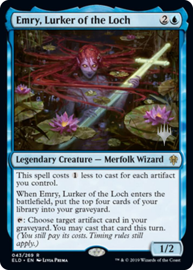 0043 Emry, Lurker of the Loch R Promo Pack: Throne of Eldraine