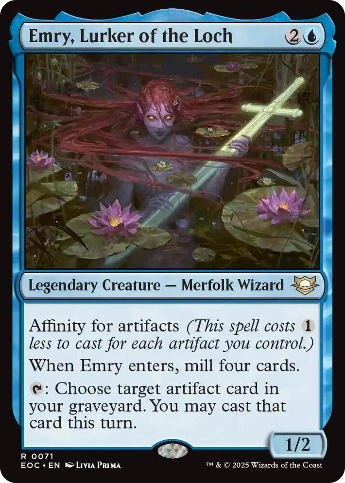 0071 Emry, Lurker of the Loch R Commander: Edge of Eternities