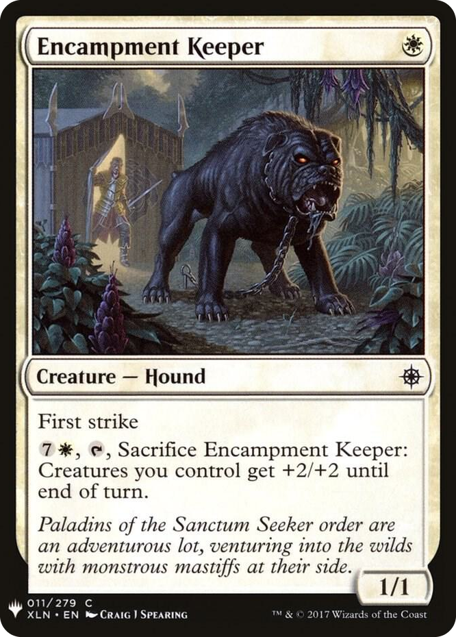 Encampment Keeper #11 C - The List Reprints Pokemon card