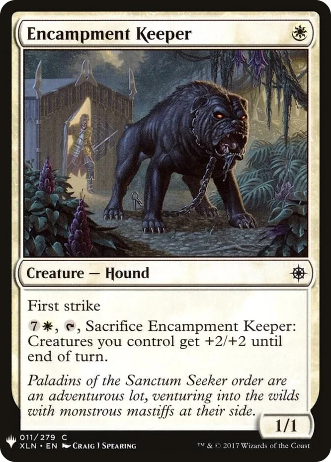 0011 Encampment Keeper C The List Reprints