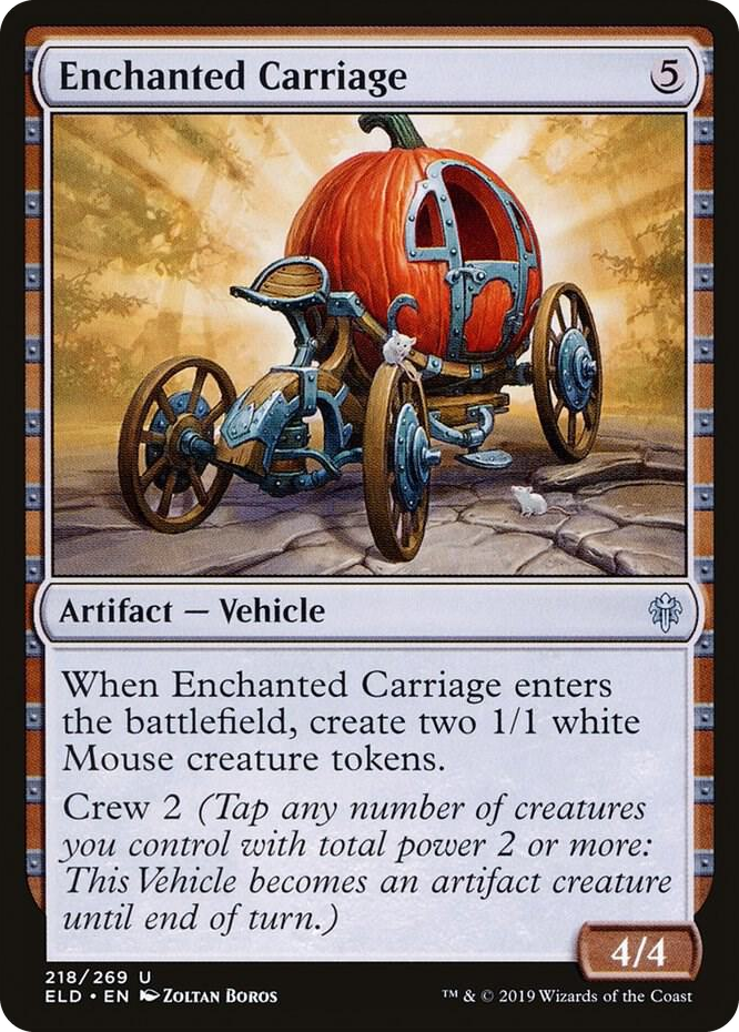 0218 Enchanted Carriage U Throne of Eldraine