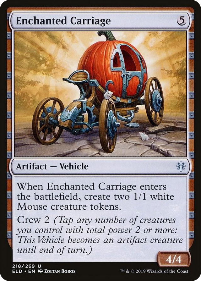 0218 Enchanted Carriage U Throne of Eldraine