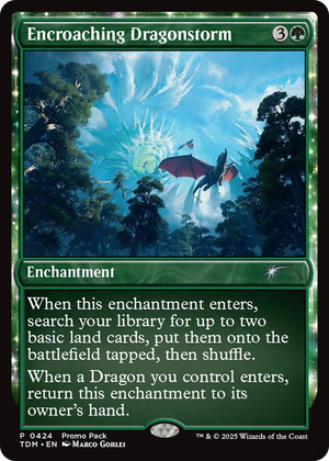 0424 Encroaching Dragonstorm P Promo Pack: Tarkir: Dragonstorm