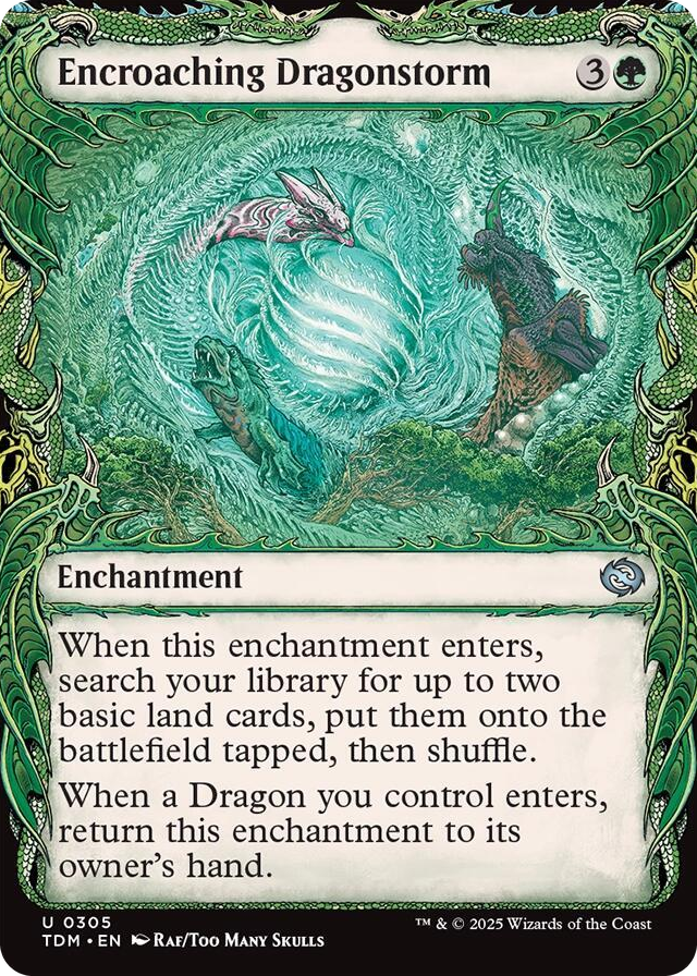 0305 Encroaching Dragonstorm (Showcase) U Dragonstorm