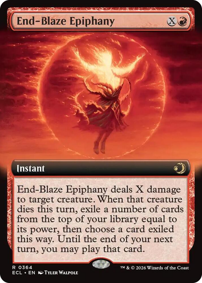 End-Blaze Epiphany (Extended Art) #364 R - Lorwyn Eclipsed Pokemon card
