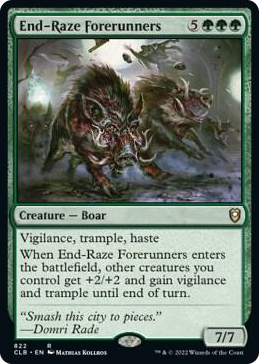 0822 End-Raze Forerunners R Commander Legends: Battle for Baldur's Gate