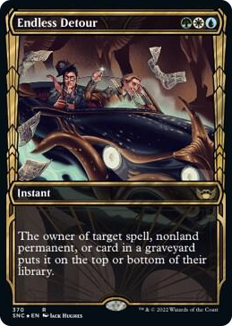 0370 Endless Detour (Gilded Foil) R Streets of New Capenna
