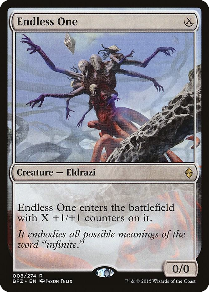 Endless One #8 R - Battle for Zendikar Pokemon card