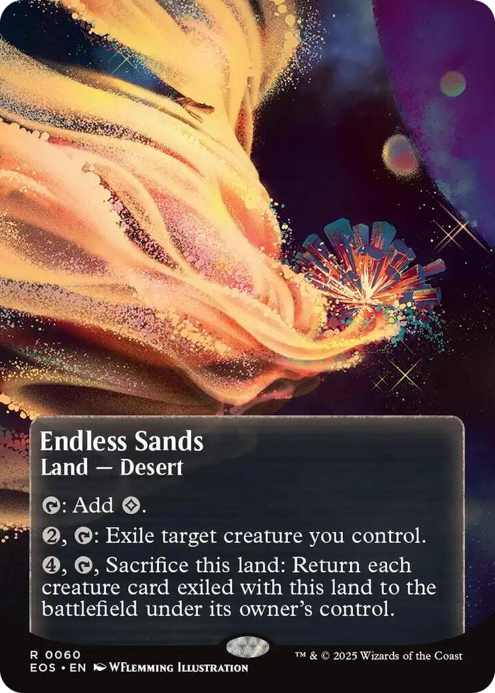 Endless Sands (0060) (Borderless) #60 R - Edge of Eternities: Stellar Sights Pokemon card