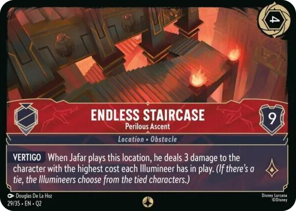 Endless Staircase - Perilous Ascent #29 None - Illumineer's Quest: Palace Heist Pokemon card