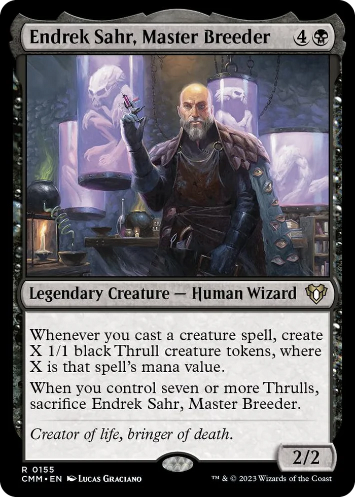 0155 Endrek Sahr, Master Breeder R Commander Masters