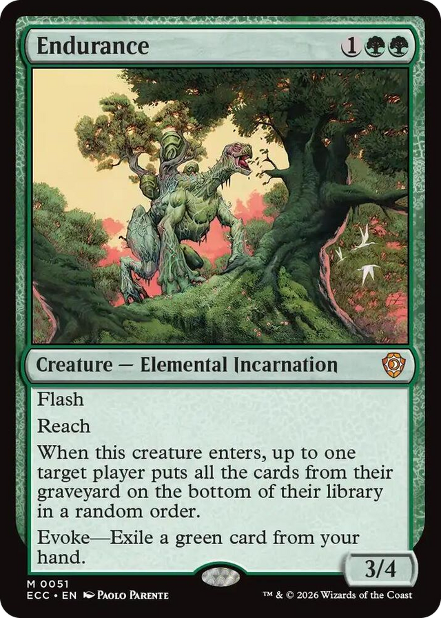 0051 Endurance M Commander: Lorwyn Eclipsed