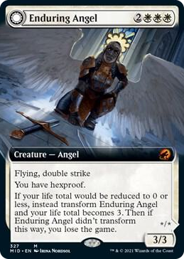 0327 Enduring Angel (Extended Art) M Innistrad: Midnight Hunt