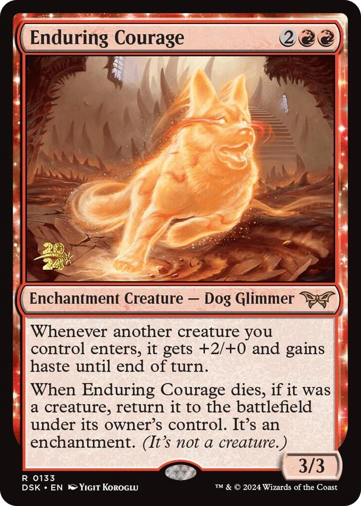 0133 Enduring Courage R Prerelease Cards